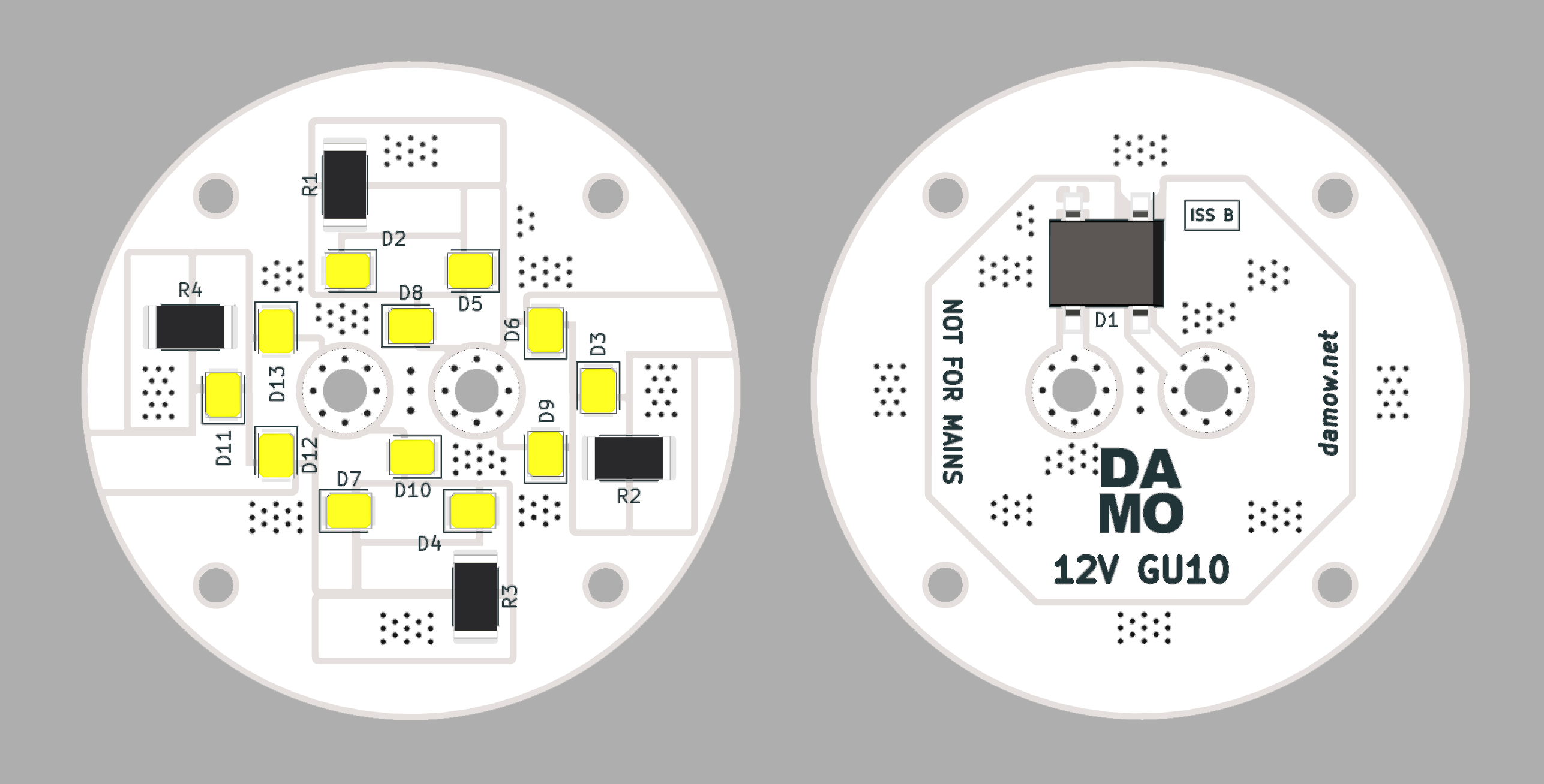 PCBs designed in KiCAD